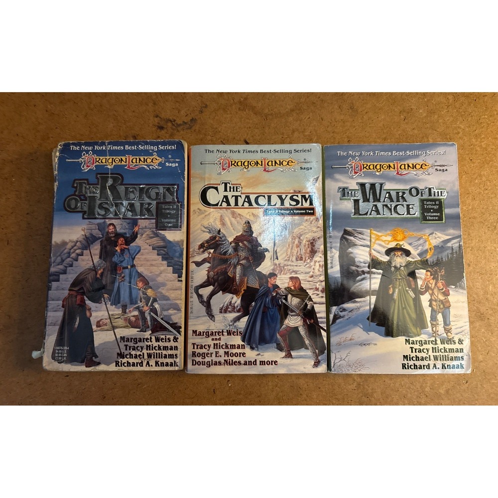 DragonLance - Tales II Trilogy - Lot of Books 1-3 Margaret Weis